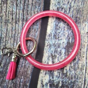 Pink Bangle Keychain
